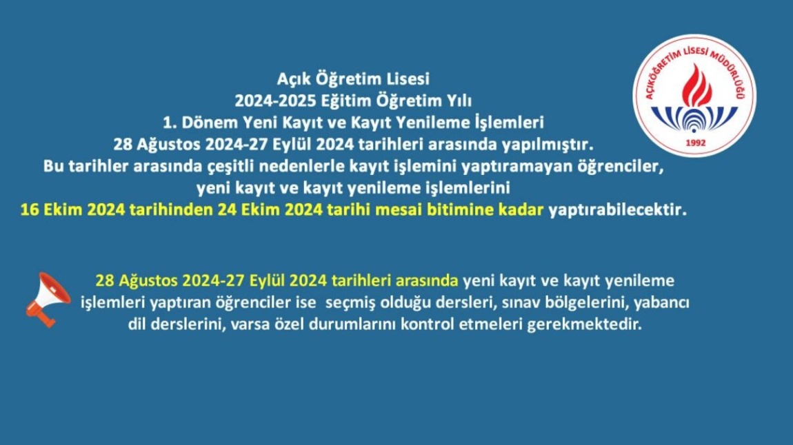 AÖL BİLGİLENDİRME